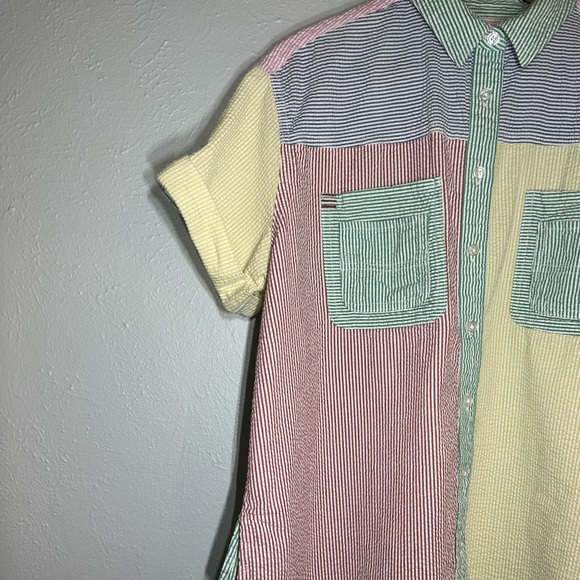 SOLD!! NO LONGER AVAILABLE!!! Urban Outfitters Pastel Color Block Ribbed Shirt! - Picture 3 of 8